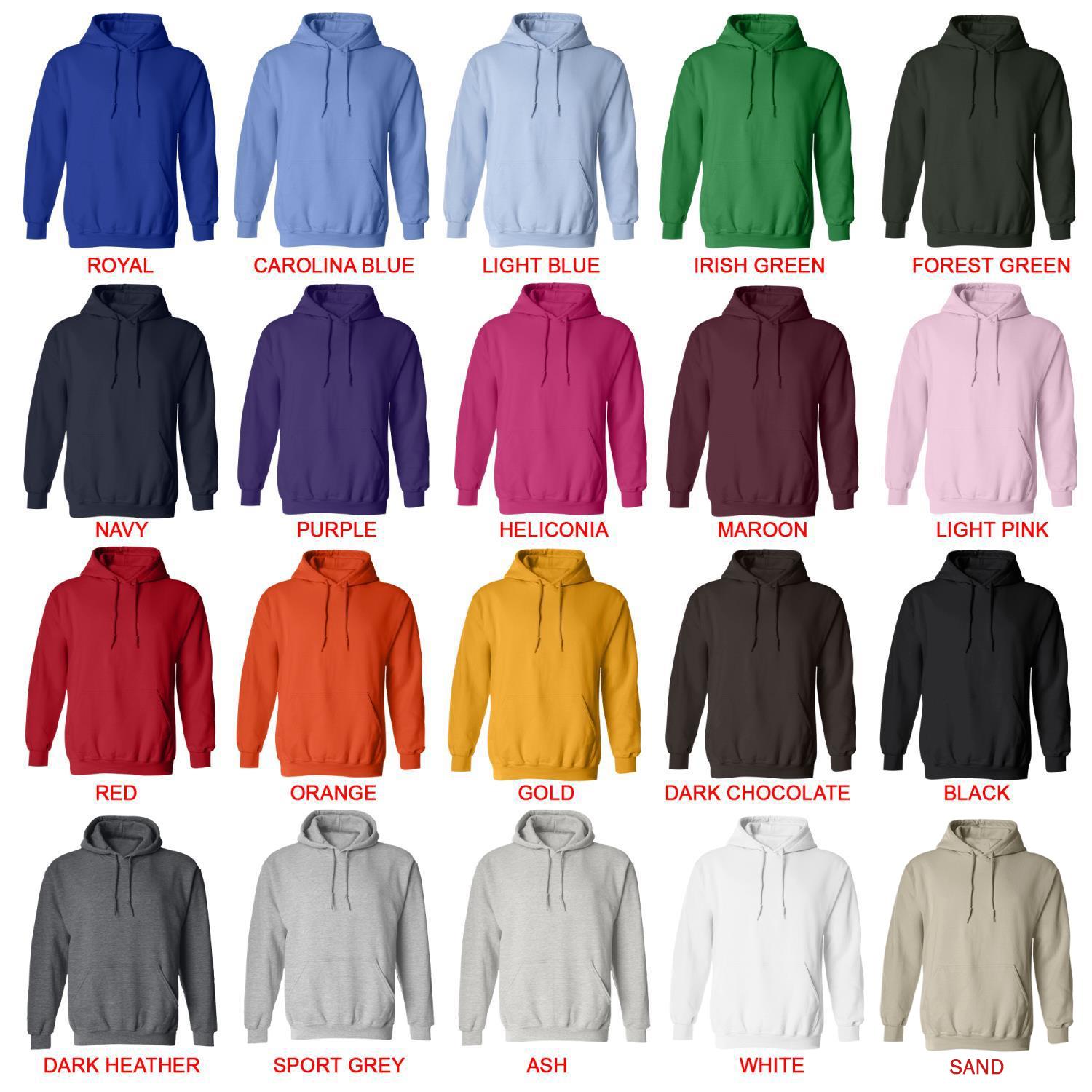 hoodie color chart - Pochacco Merch